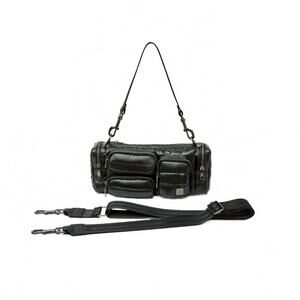 NEW THINK ROYLN lady cargo bag in black patent